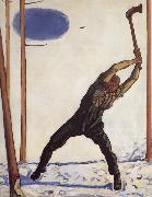 Ferdinand Hodler WOodcutter oil painting picture wholesale